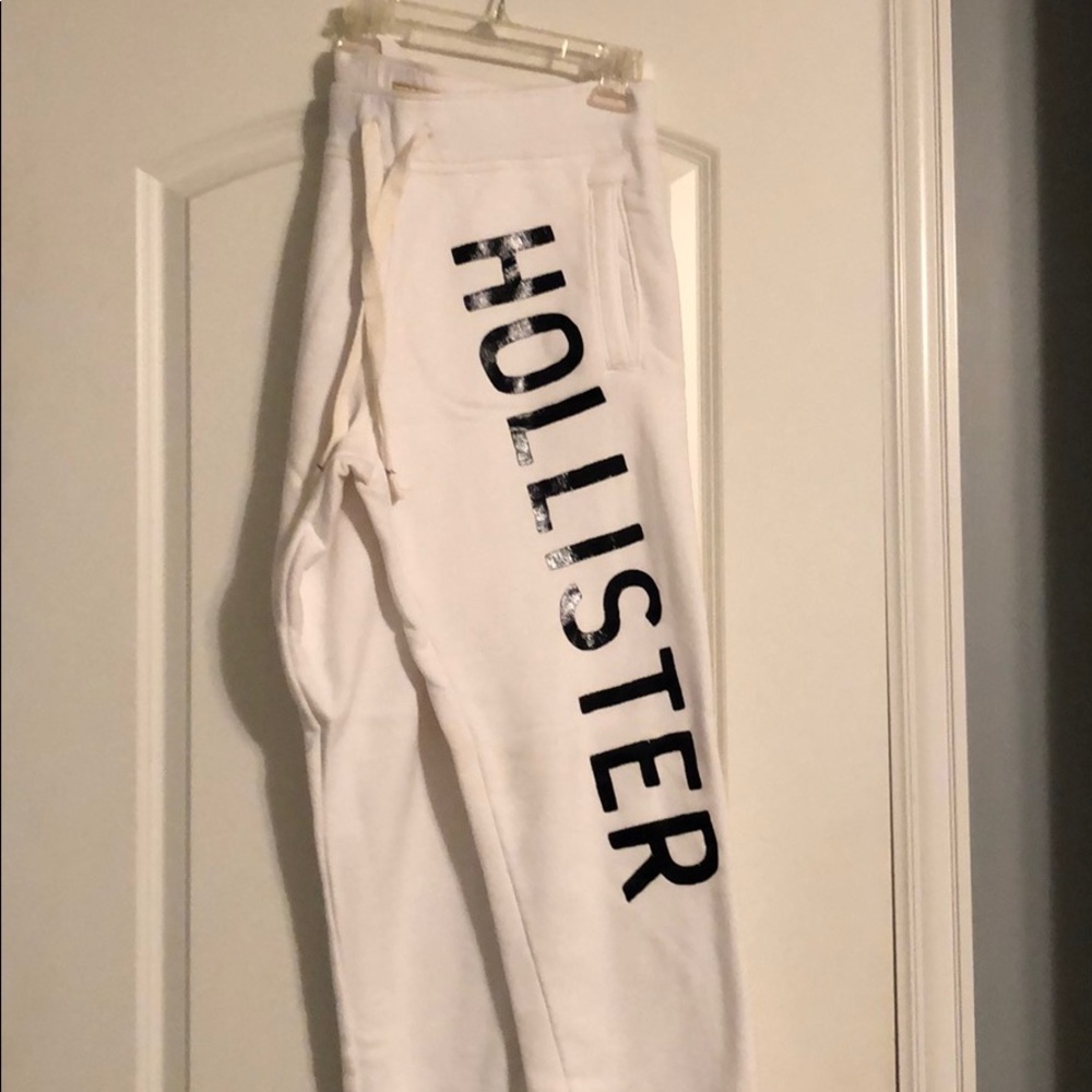 Thick White Sweatpants